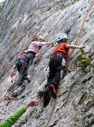  Escalada al aire libre para niños 